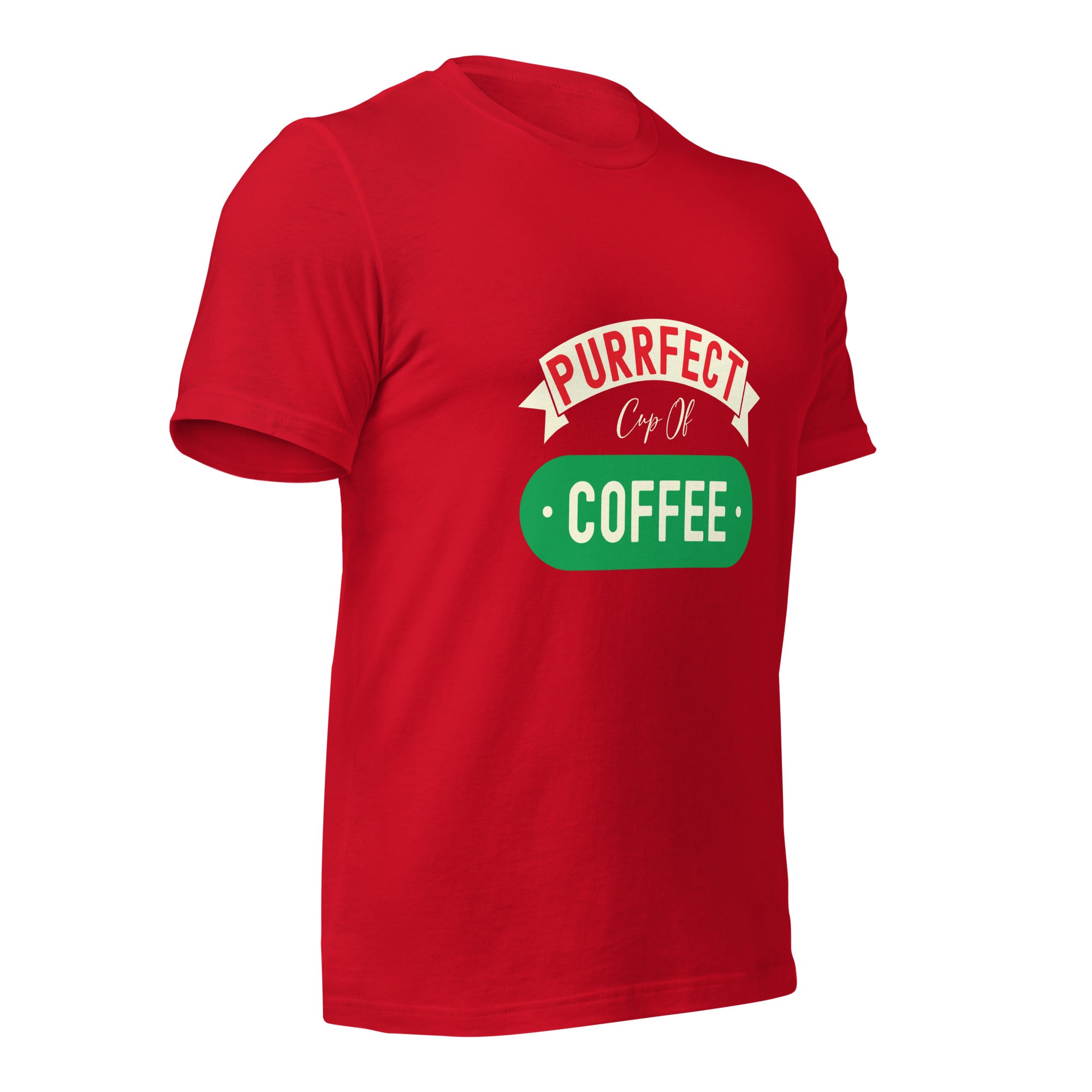 Unisex t-shirt | Purrfect cup of coffee