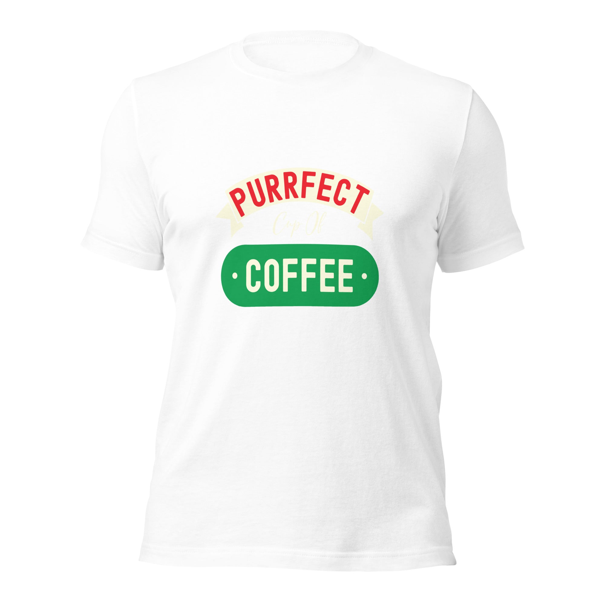 Unisex t-shirt | Purrfect cup of coffee