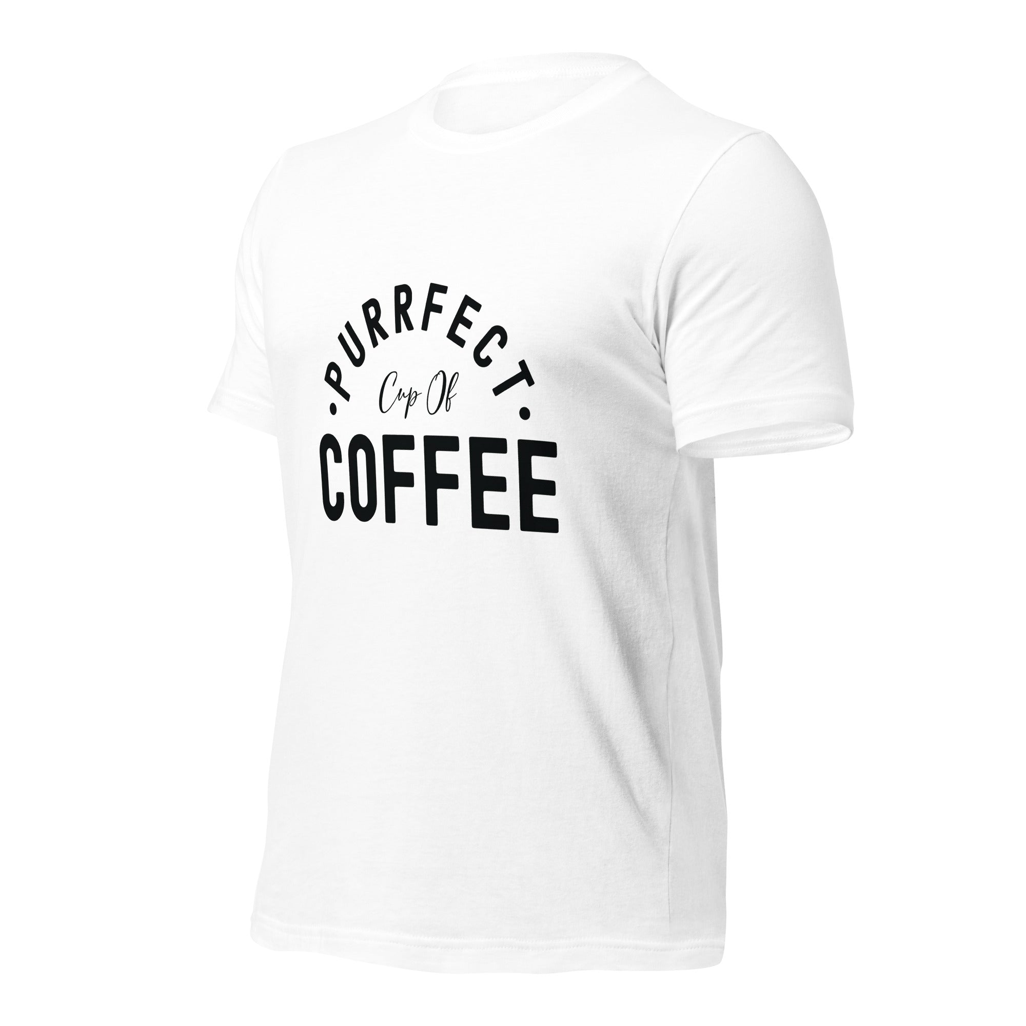 Unisex t-shirt | Purrfect cup of coffee