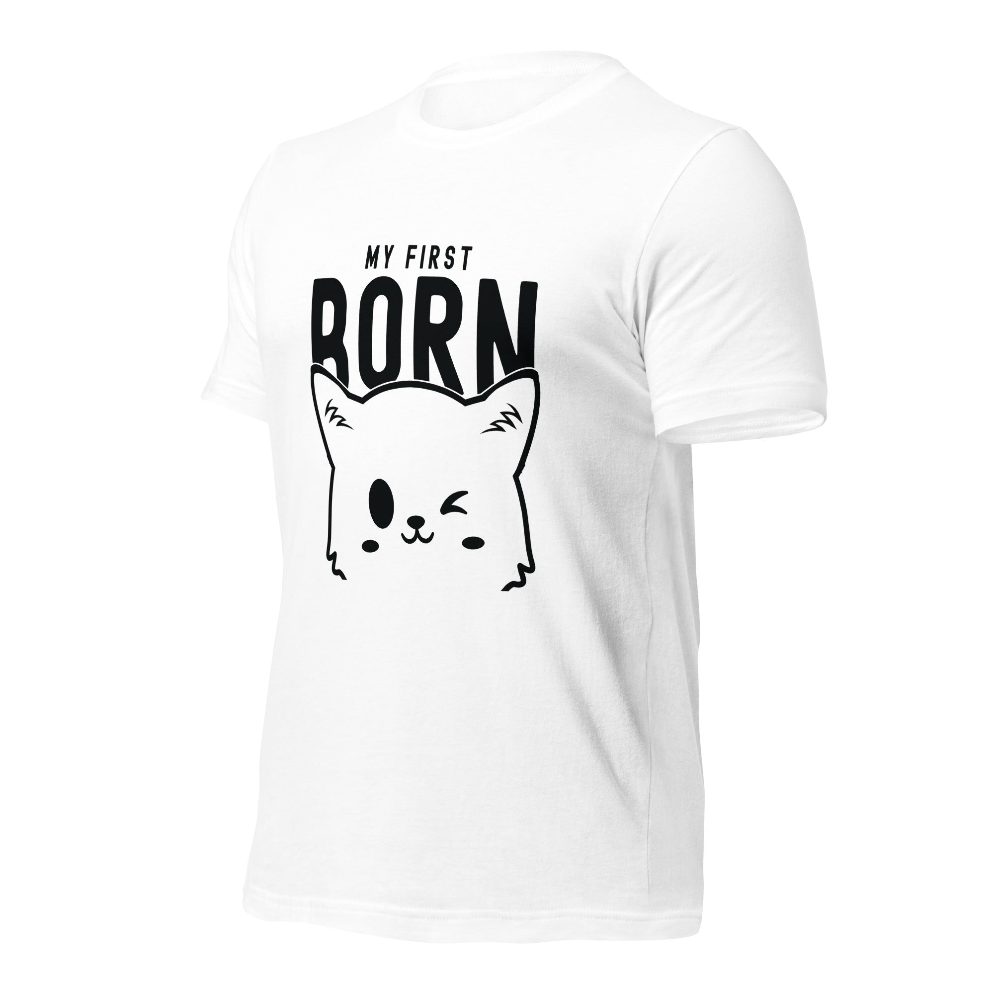 Unisex t-shirt | My First Born (cat)