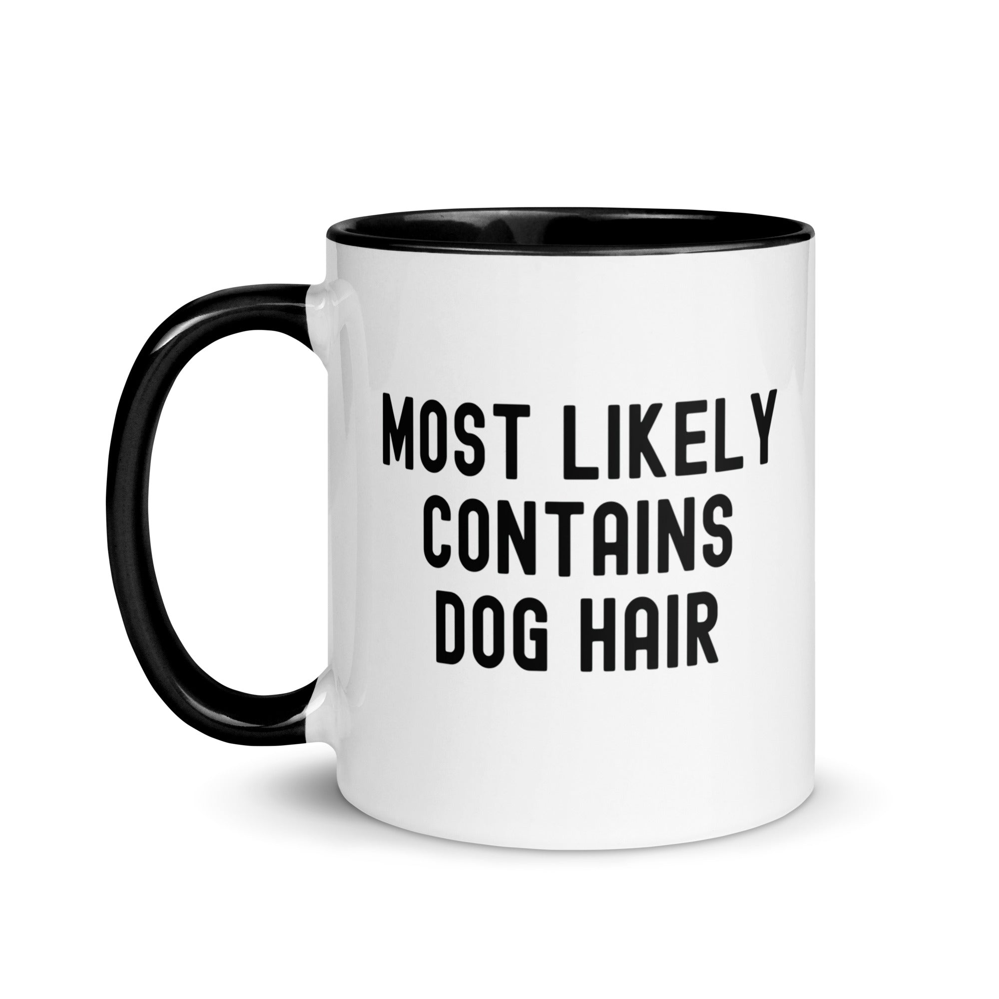 Mug with Color Inside | Most Likely Contains Dog Hair