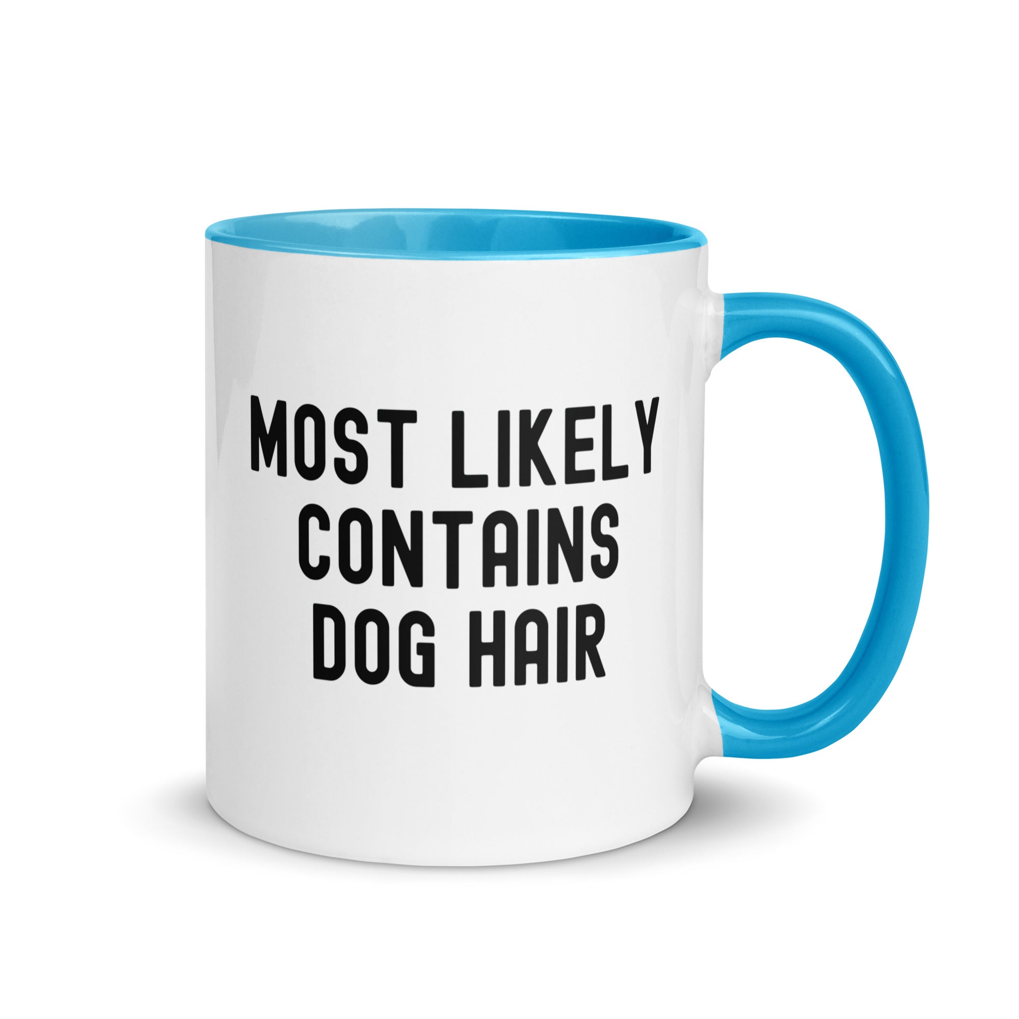 Mug with Color Inside | Most Likely Contains Dog Hair