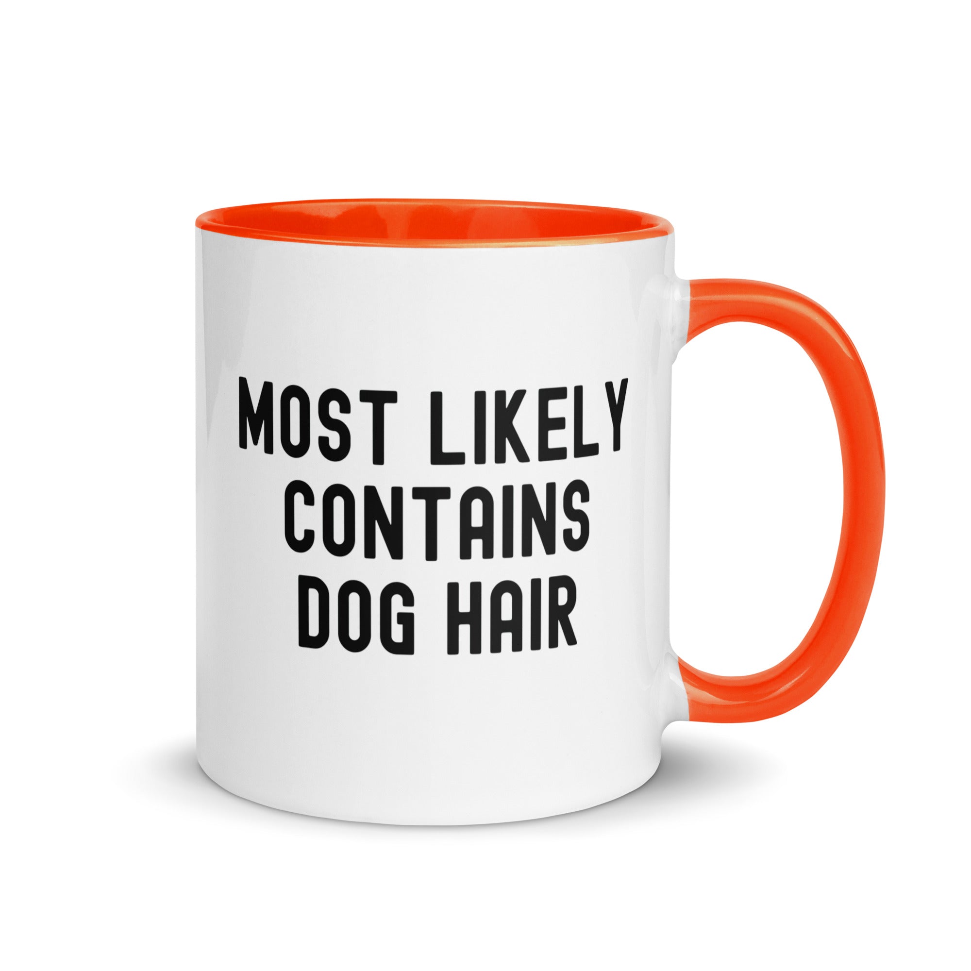 Mug with Color Inside | Most Likely Contains Dog Hair