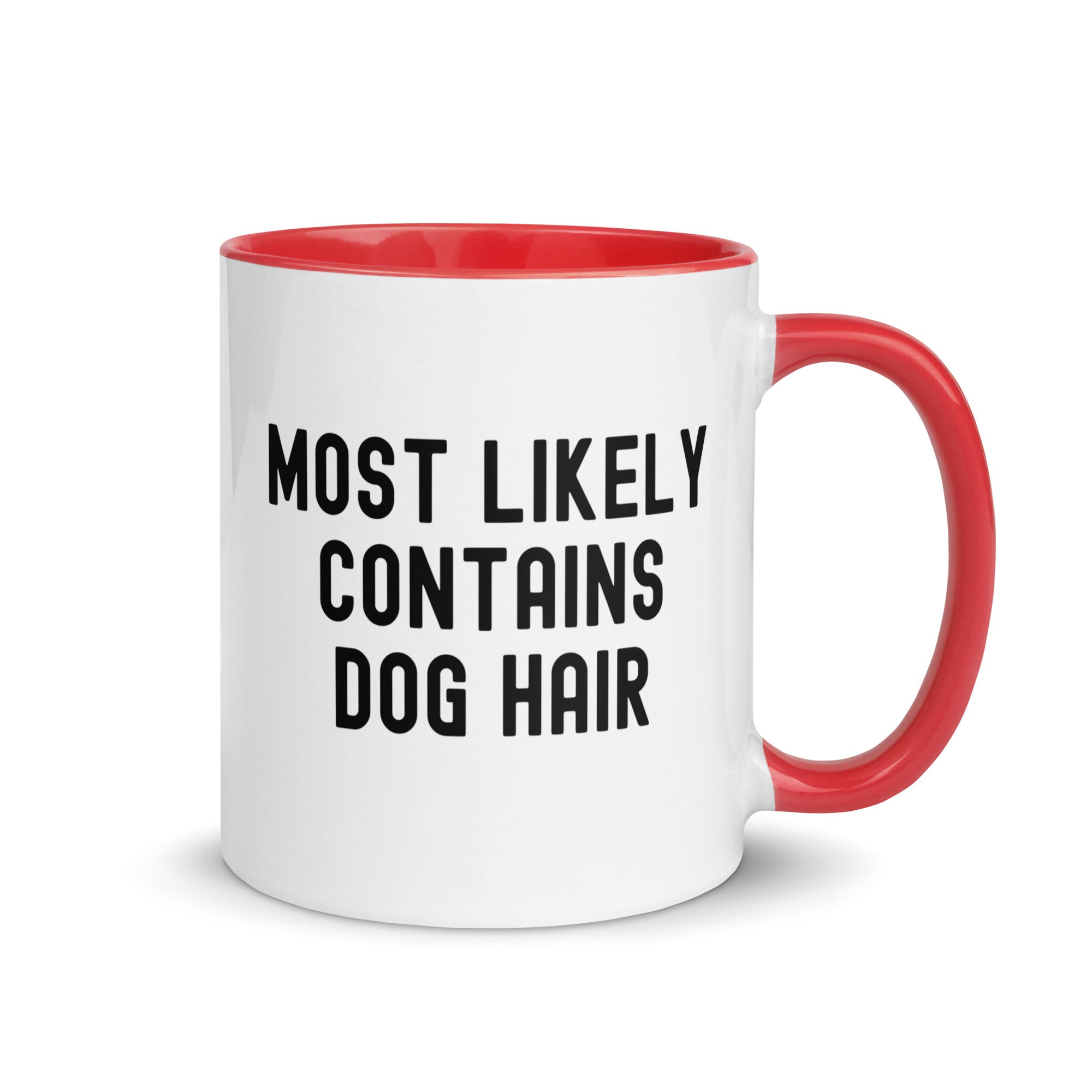 Mug with Color Inside | Most Likely Contains Dog Hair