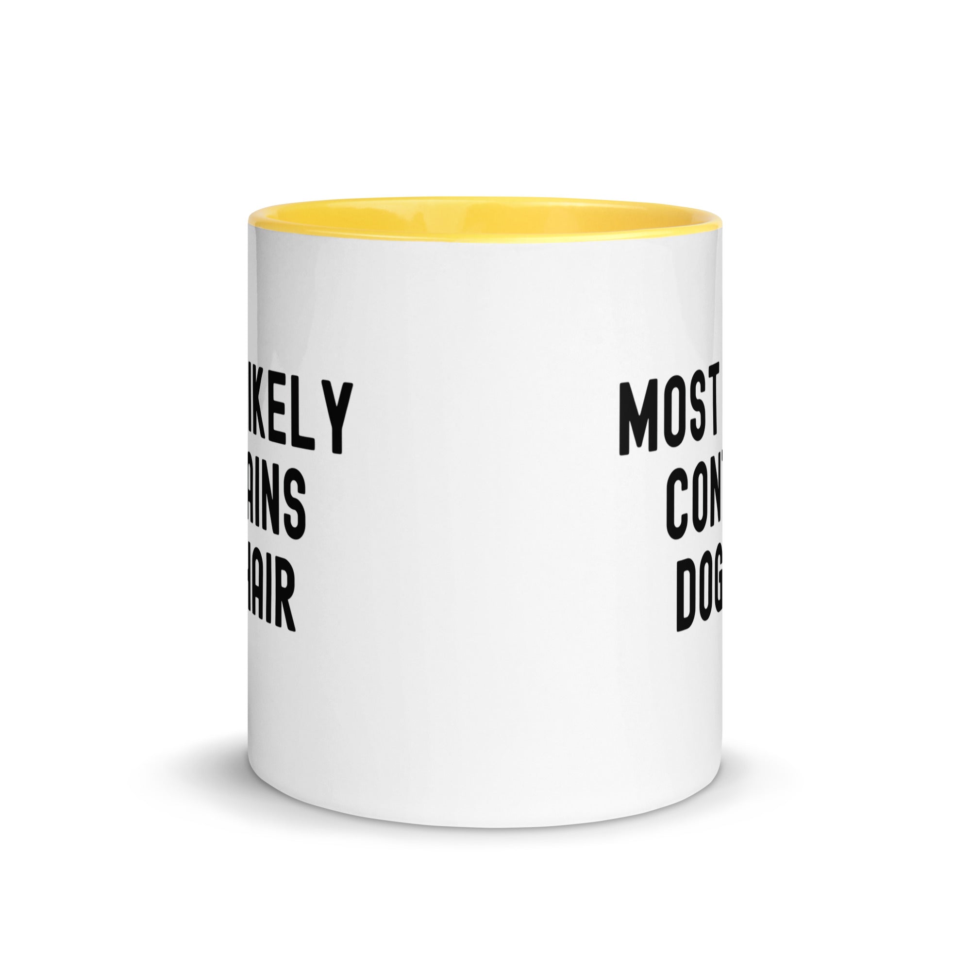 Mug with Color Inside | Most Likely Contains Dog Hair