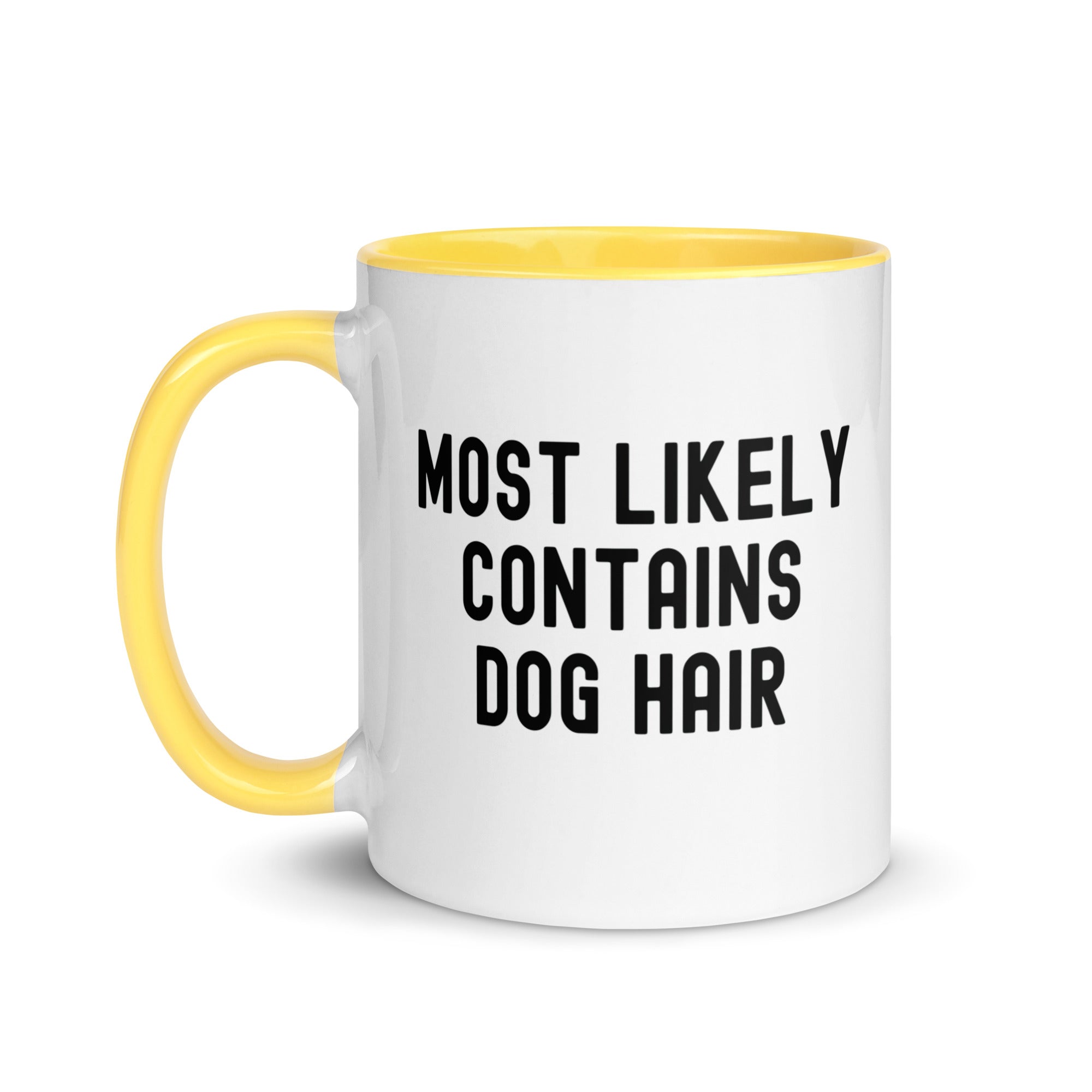 Mug with Color Inside | Most Likely Contains Dog Hair