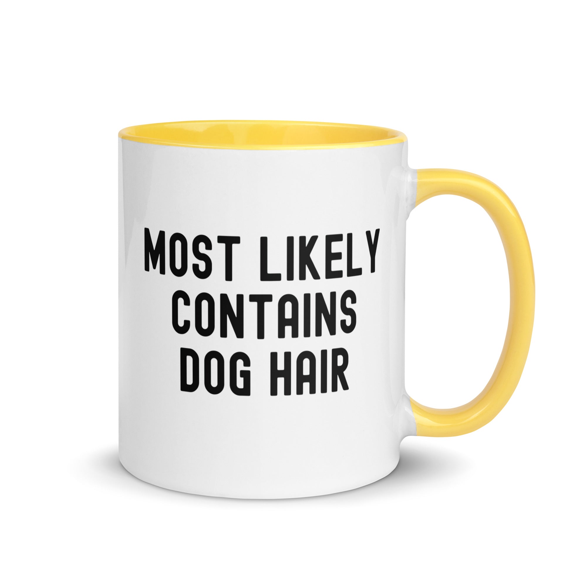 Mug with Color Inside | Most Likely Contains Dog Hair